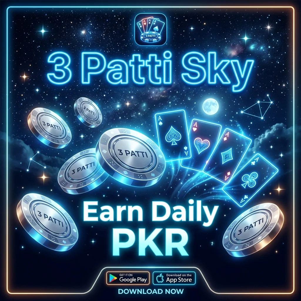 3 Patti Sky App Banner Pakistan